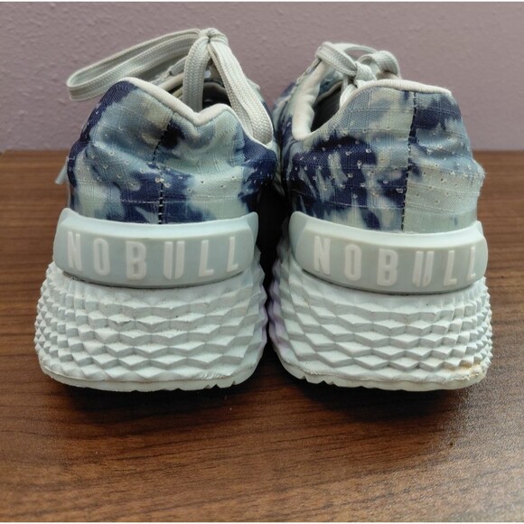 NoBull Allday Ripstop Runner Teal TyeDye Sneakers W 8.5/ M7 - Picture 4 of 8